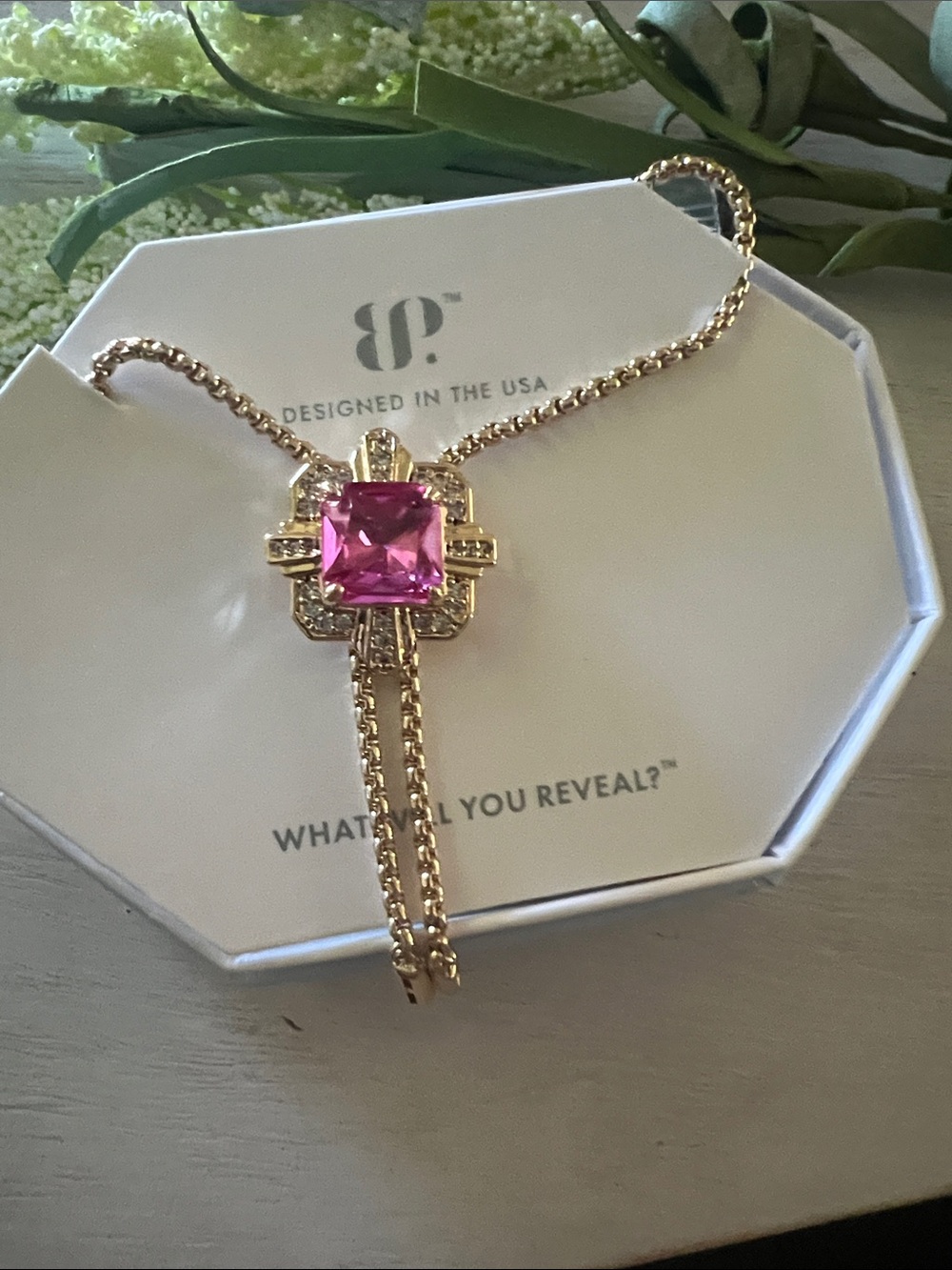 Bomb Party “lines of inner power” necklace